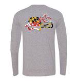Load image into Gallery viewer, MD Flag Long Sleeve Tee
